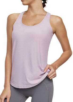 Slim-fit short sleeve fitness top with moisture-wicking nylon fabric and flexible spandex lining.