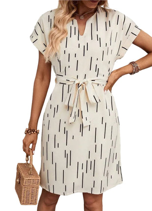 Women's Slotted Neckline Batwing Sleeve Belt Mini Dress
Beige Batwing Sleeve A-Line Dress
Black Belted Batwing Mini Dress
Elegant Women's Office Mini Dress
Versatile Batwing Sleeve Dress for Women