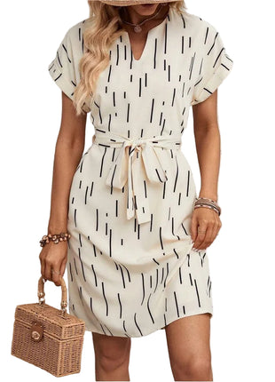 Women's Slotted Neckline Batwing Sleeve Belt Mini Dress
Beige Batwing Sleeve A-Line Dress
Black Belted Batwing Mini Dress
Elegant Women's Office Mini Dress
Versatile Batwing Sleeve Dress for Women