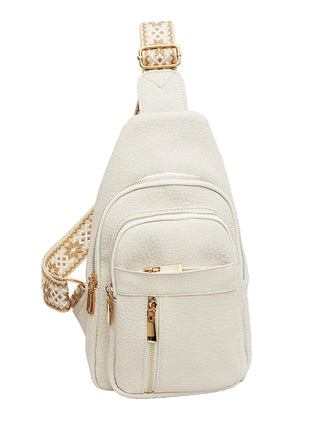 Soft Leather Retro Crossbody Handbag | Women's Vintage PU Leather Shoulder Bag white
