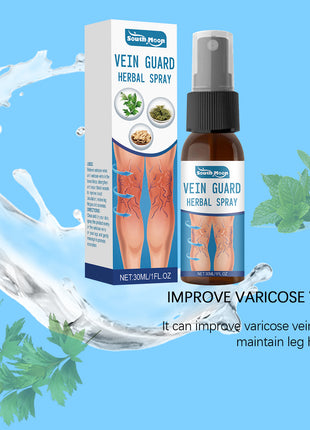 South Moon VeinGuard Spray Herbal para el Cuidado Corporal | Spray Herbal Calmante y Refrescante para la Piel
