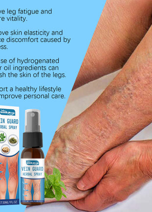 South Moon VeinGuard Spray Herbal para el Cuidado Corporal | Spray Herbal Calmante y Refrescante para la Piel