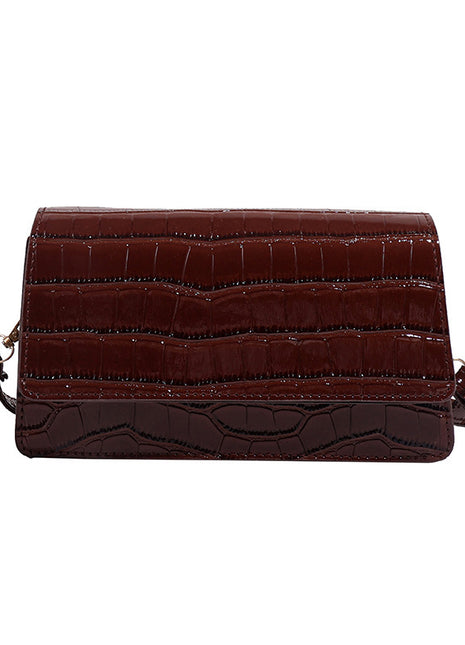Square Messenger Shoulder Handbag – Classic Style for Every Occasion brown