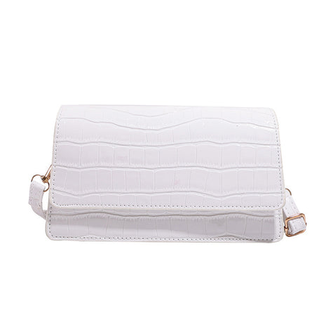 Square Messenger Shoulder Handbag – Classic Style for Every Occasion white