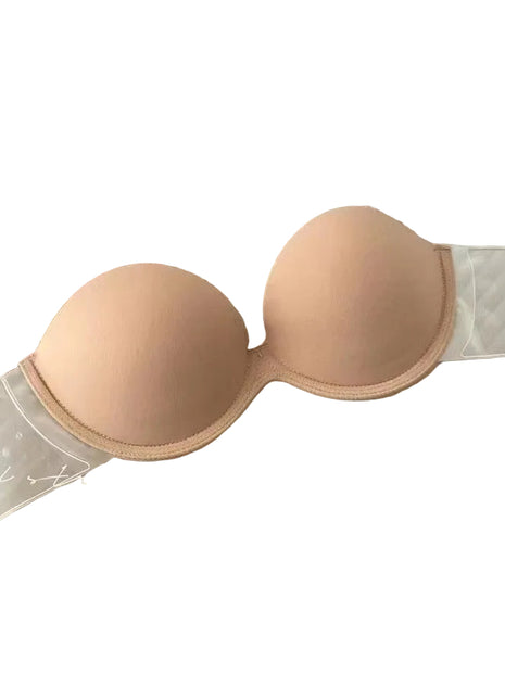 Women's Invisible Strapless Push-Up Bra
Skin Colour Strapless Underwire Bra
Black Non-Slip Strapless Bra
Versatile Strapless Invisible Bra for Dresses