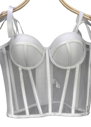 Striped bandeau summer top for women available in multiple colors with lightweight cotton fabric.