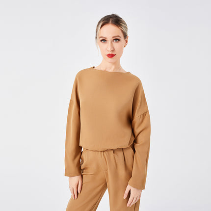 Sweater Two Piece Long Pants Set