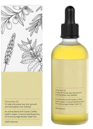 Thrive Rosemary Hair Care Oil 60ml for Dry Frizzy Curly and Damaged-Looking Hair
