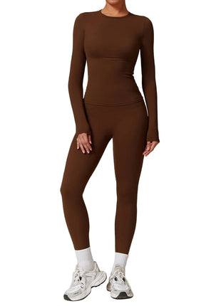 Tight Fitting Nylon Spandex Activewear Set