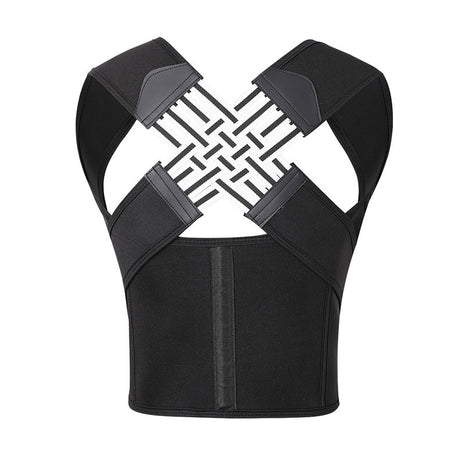 Black posture corrector on a white background