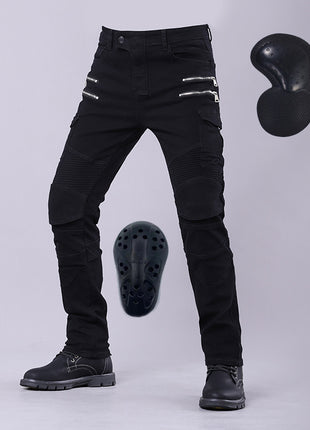 Unisex Motorcycle Protective Riding Jeans