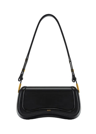 Urban Simplicity Leather Shoulder Handbag – Timeless Luxury for Everyday Living black