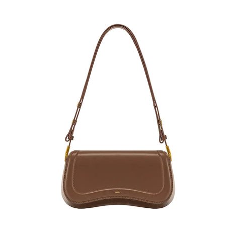 Urban Simplicity Leather Shoulder Handbag – Timeless Luxury for Everyday Living brown