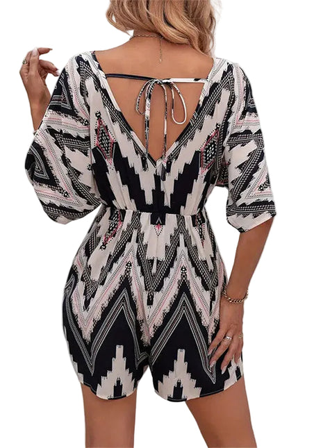 Sophisticated Black One-Piece Shorts Outfit for Women BLNDL