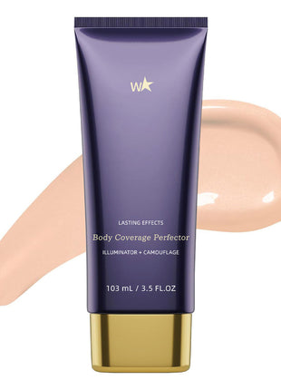 Long-lasting sweat-proof body concealer cream designed to cover imperfections and create a smooth natural finish.