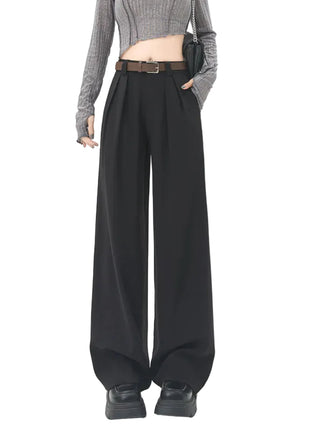 Versatile women’s high waist straight-leg pants suitable for work, casual styling, and modern fashion looks.