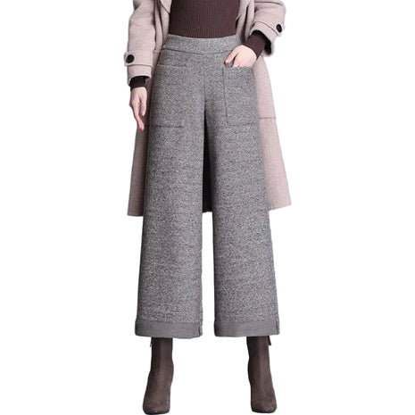 Versatile women’s woolen fashion pants for office outfits, winter styling, travel, and everyday wear.