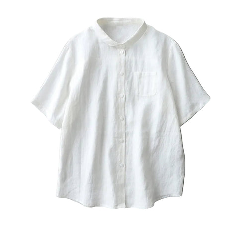 Vintage-inspired slimming blouse for women featuring a timeless design, perfect for casual and office wear.