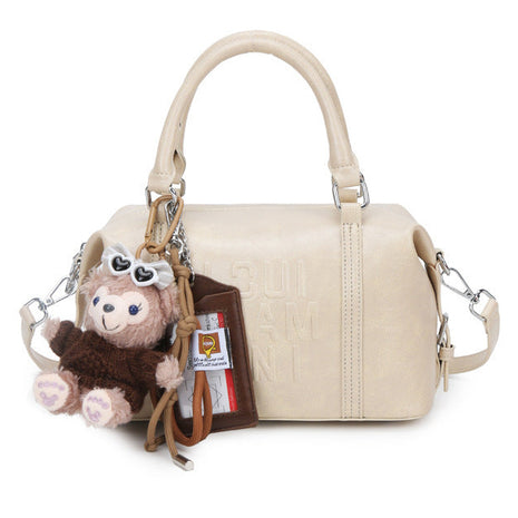 Vintage Crossbody Shoulder Handbag beige