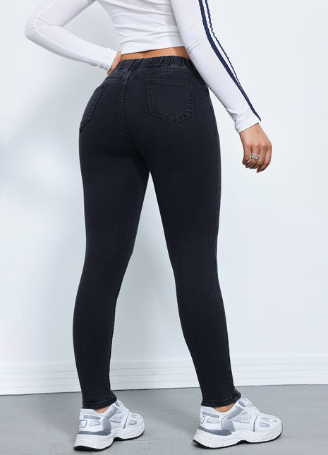 Women’s Denim Winter Drawstring Trousers