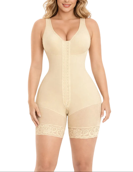 Women's Fajas Colombianas full body shapewear featuring tummy control and butt lifting support.