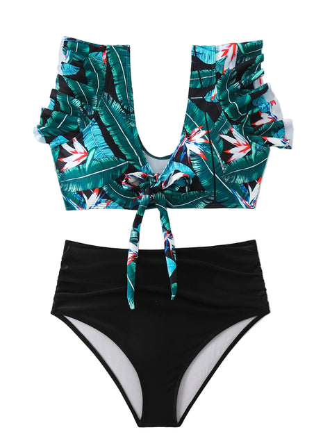 Women's Flounced Split High Waist Bikini Set
High Waist Ruffle Two-Piece Swimsuit
Elegant Flounced Bikini for Beach Holidays
Women's High-Waisted Polyester Bikini Set
Versatile Flounced High Waist Bikini