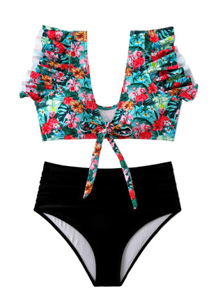 Women's Flounced Split High Waist Bikini Set
High Waist Ruffle Two-Piece Swimsuit
Elegant Flounced Bikini for Beach Holidays
Women's High-Waisted Polyester Bikini Set
Versatile Flounced High Waist Bikini