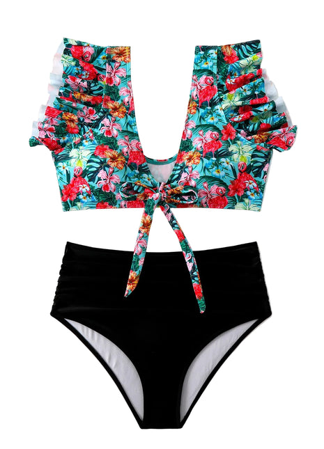 Women's Flounced Split High Waist Bikini Set
High Waist Ruffle Two-Piece Swimsuit
Elegant Flounced Bikini for Beach Holidays
Women's High-Waisted Polyester Bikini Set
Versatile Flounced High Waist Bikini