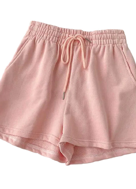 Versatile Women's High Waist A-Line Shorts for Everyday Wear Pink