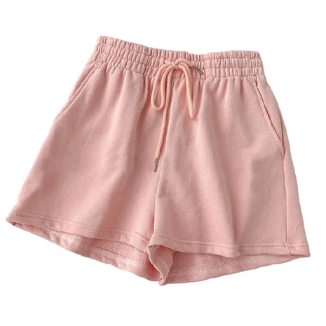 Versatile Women's High Waist A-Line Shorts for Everyday Wear Pink