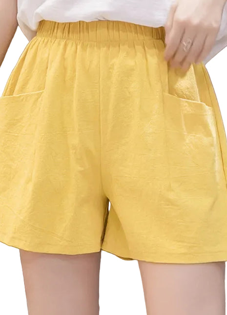 Versatile Women's High Waist Cotton Summer Shorts