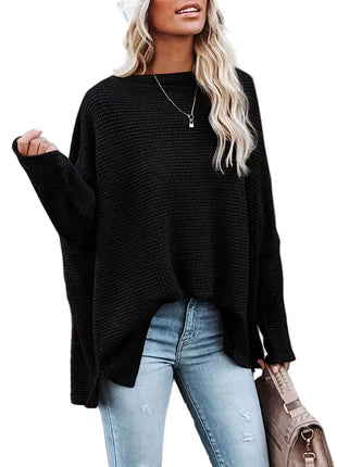 Women's Long Sleeve Crochet Floral Top | Elegant Commuter Blouse black
