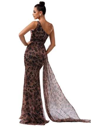 Women's One-Shoulder Leopard Sequined Evening Dress
Leopard Print Sequin Bodycon Dress
Elegant One-Shoulder Party Dress
Glamorous Leopard Evening Dress
Versatile Leopard Sequined Dress for Women