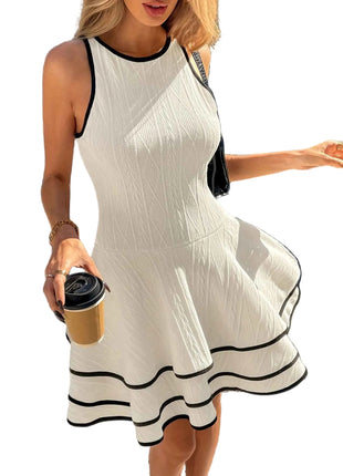 Women's Pure Desire Stitching Sleeveless Midi Dress
Elegant White Sleeveless Midi Dress
Women's Minimalist White Summer Dress
Classic White Midi Dress for Women
Versatile White Sleeveless Dress