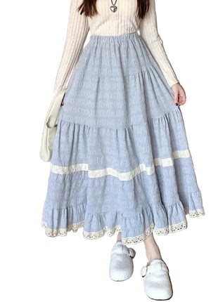 Versatile Women's Elegant Flowing Maxi Skirt