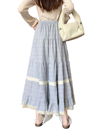 Sophisticated Gentle Drape Maxi Skirt for Women
