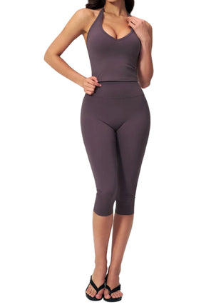 Conjunto de yoga casual adelgazante para mujer