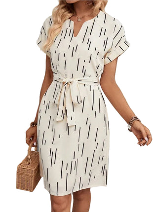 Women's Slotted Neckline Batwing Sleeve Belt Mini Dress
Beige Batwing Sleeve A-Line Dress
Black Belted Batwing Mini Dress
Elegant Women's Office Mini Dress
Versatile Batwing Sleeve Dress for Women