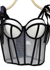 White Black Stripe / 34 / 75