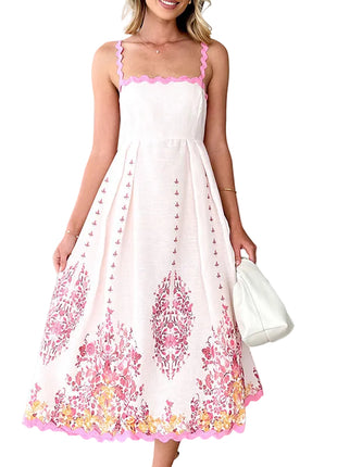 Versatile Backless Summer Midi Dress