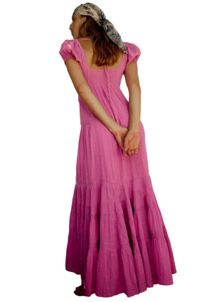 Women's lace-trimmed V-neck short-sleeve casual dress

Women's high-waist flared dress with ruffled sleeves

Off-white women's long dress with feminine lace trim

Lemon yellow V-neck dress with short ruffled sleeves

Rose red women's high-waist casual dress

Light brown lace-trimmed women's long dress

Women's solid-color flared dress styled for casual occasions