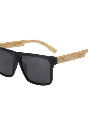 Stylish Wood Grain Inspired Sunglasses for Travel and Driving BLNDL