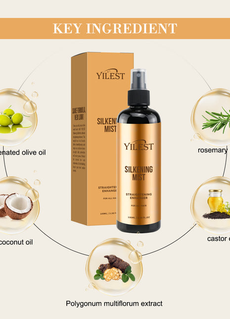 YILEST Hair Silking Care Spray 100ml | Smoothing & Detangling Hair Mist