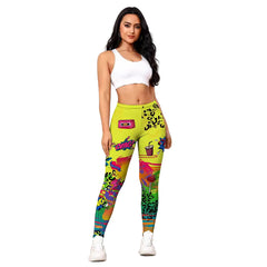 Anime cartoon leggings 