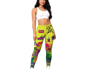 Anime cartoon leggings 