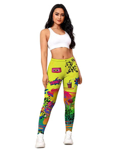 Anime cartoon leggings 