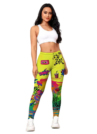 Anime cartoon leggings 