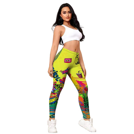 Yellow leggings 