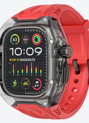 Richard Style 透明ウォッチケースストラップ Apple Watch 9/8/7/6/SE [44/45/49 mm]対応