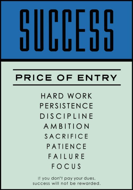 Price Of Entry - 70 x 100 cm